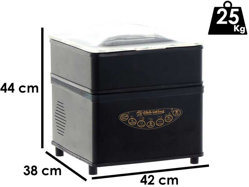 OUTLET - DIFTTI ESTETICI - More than chef ULTRASAVING Nero - Macchina sottovuoto a campana - Barra saldante da 30cm