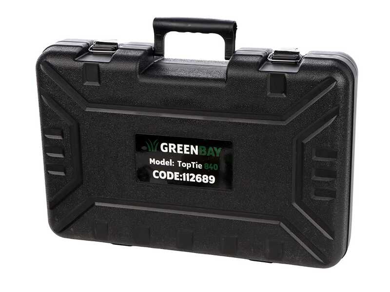 OUTLET - SENZA IMBALLO ORIGINALE - GreenBay TopTie 840 - Legatrice per vigneto a batteria - 2 x 16.8V 2Ah