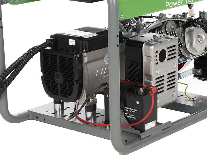 Energy EY-7MBE-A - Generatore di corrente a benzina - 6 Kw - Continua 5,4 kW Trifase + ATS