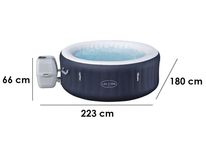 Bestway Lay-Z-Spa Miami AirJet 6001C - &Oslash;180x66 cm - Piscina idromassaggio spa per 3-4 Persone
