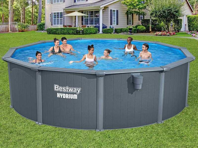 Bestway Hydrium 561CU - &Oslash;488x132 cm - Piscina rotonda per 9-10 Persone