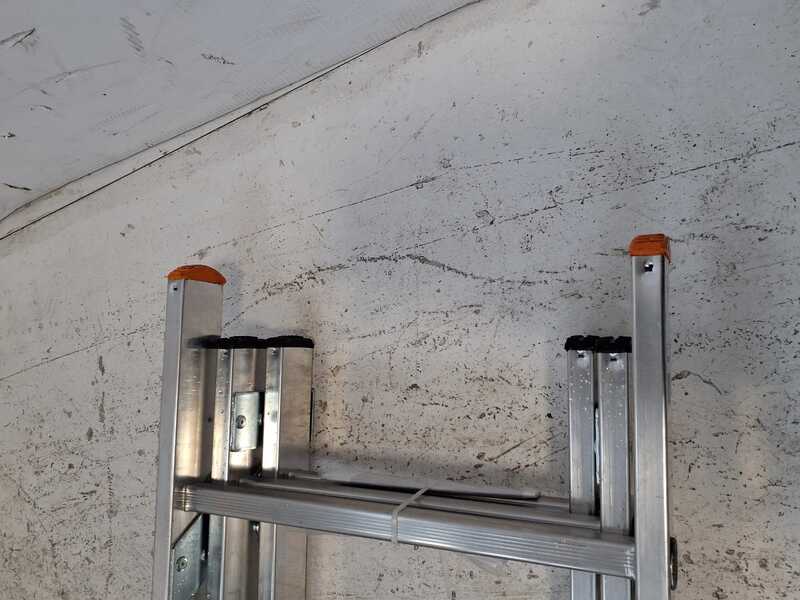 OUTLET - PICCOLI DIFETTI ESTETICI - Gierre Hailo Hobbylot, 3x9 gradini, altezza 5.4 mt - Scala in alluminio