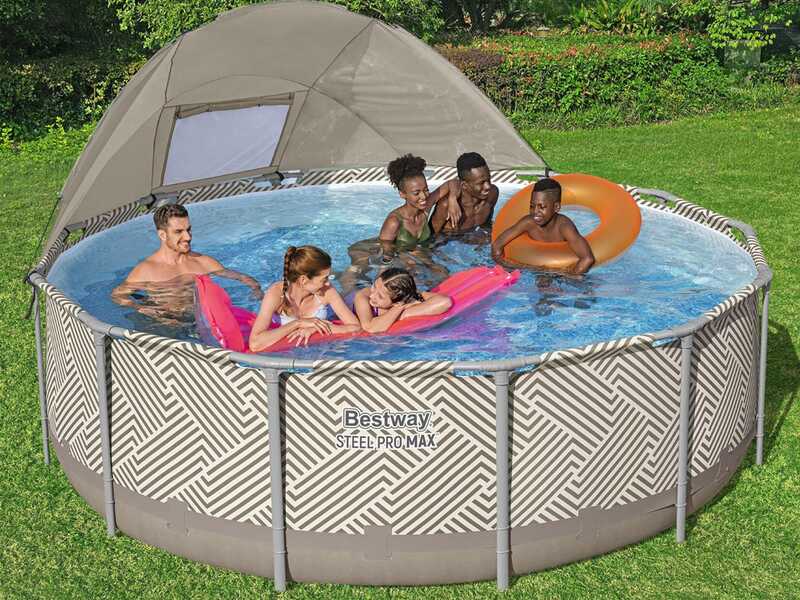 Bestway Steel Pro Max 561FY - &Oslash;396x107 cm - Piscina Rotonda per 7-8 Persone