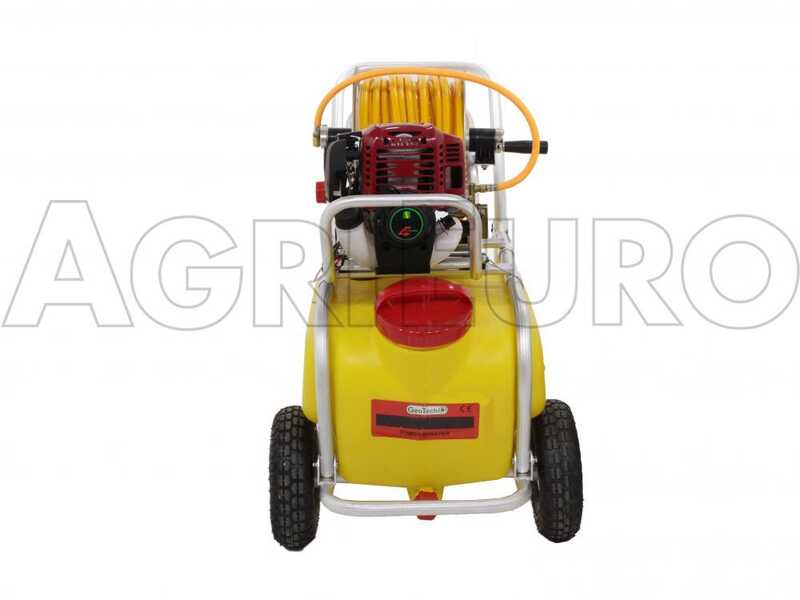 OUTLET - UTILIZZATO PER PROVA - GeoTech SP 1050 4S ALU - Pompa irroratrice a scoppio carrellata - 4 tempi a benzina