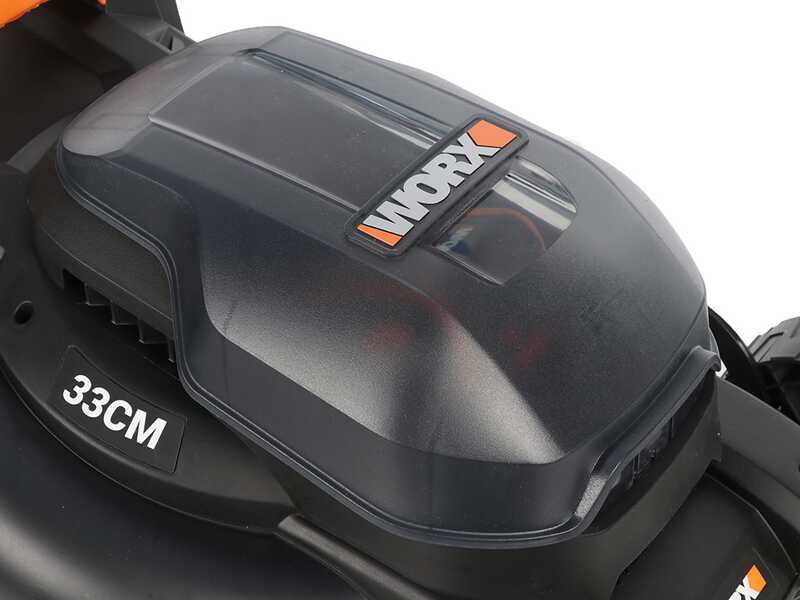 Worx WG733E - Tagliaerba a batteria - 20V/4Ah - Taglio 33cm