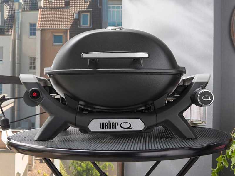 Weber Q1100N - Barbecue a gas portatile - Griglia in ghisa smaltata