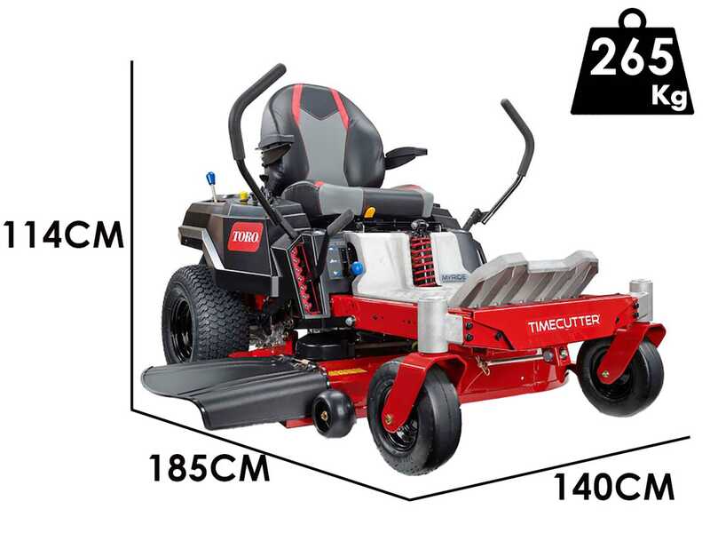 Toro Timecutter MR4275T - Trattorino rasaerba professionale a raggio zero - Scarico laterale - Motore Kawasaki FR651V