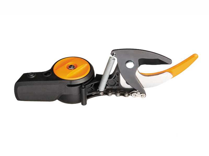 OUTLET - PICCOLI DIFETTI ESTETICI - Fiskars UPX86 - Forbicione da potatura telescopico professionale - asta 240/400 cm + segaccio - &Oslash; 32mm