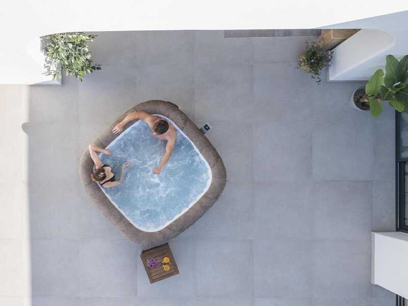 Bestway Lay-Z-Spa Roma AirJet 6001K - Piscina idromassaggio spa per 5-6 Persone