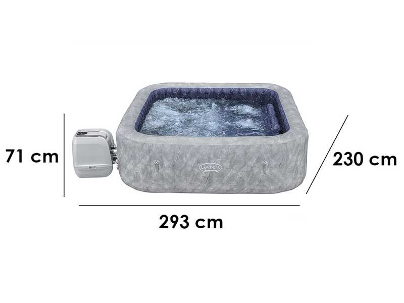 Bestway Lay-Z-Spa San Francisco HydroJet 6001Q - Piscina idromassaggio spa
