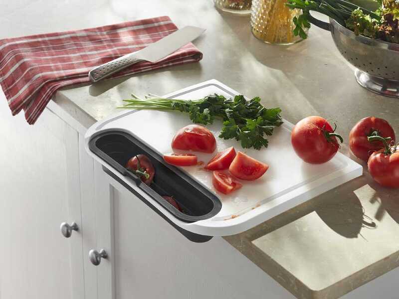 Tagliere con contenitore di raccolta Weber