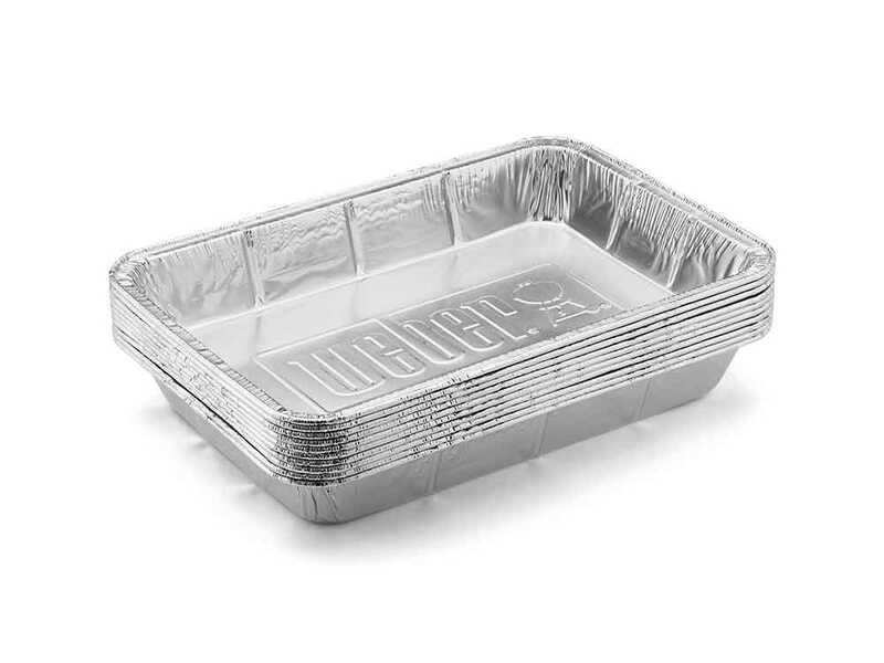 Vaschette di alluminio Weber - Confezione da 10 pezzi