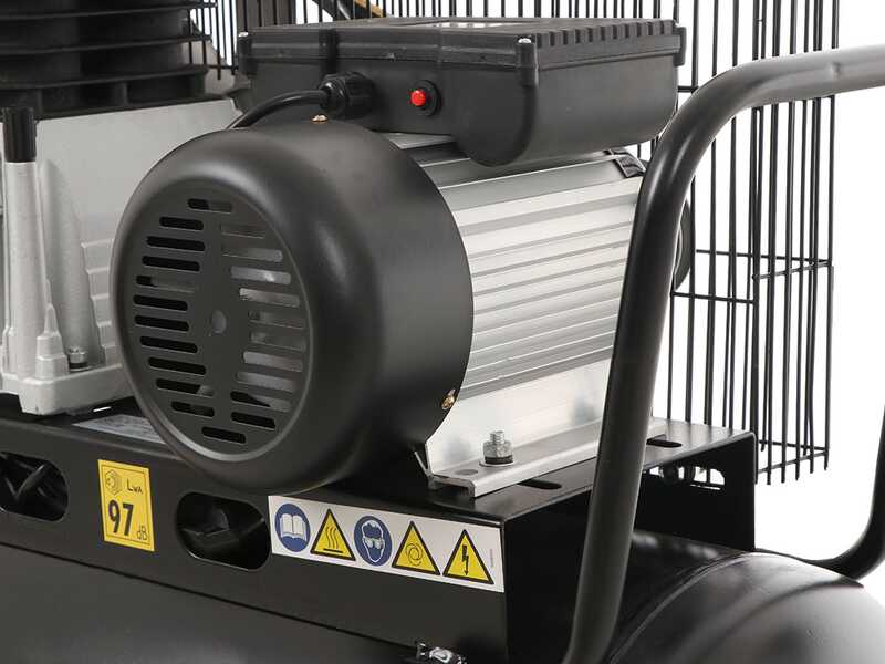 OUTLET - DIFETTI ESTETICI - BlackStone B-LBC 100-30 - Compressore aria elettrico a cinghia - Motore 3 HP - 100 lt