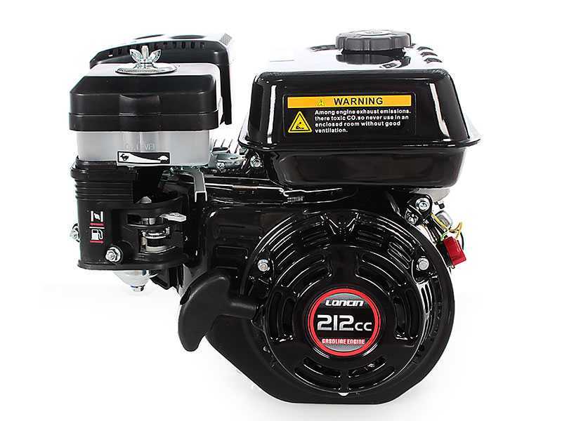 Biotrituratore a scoppio CH210 con motore Loncin LC170F-2