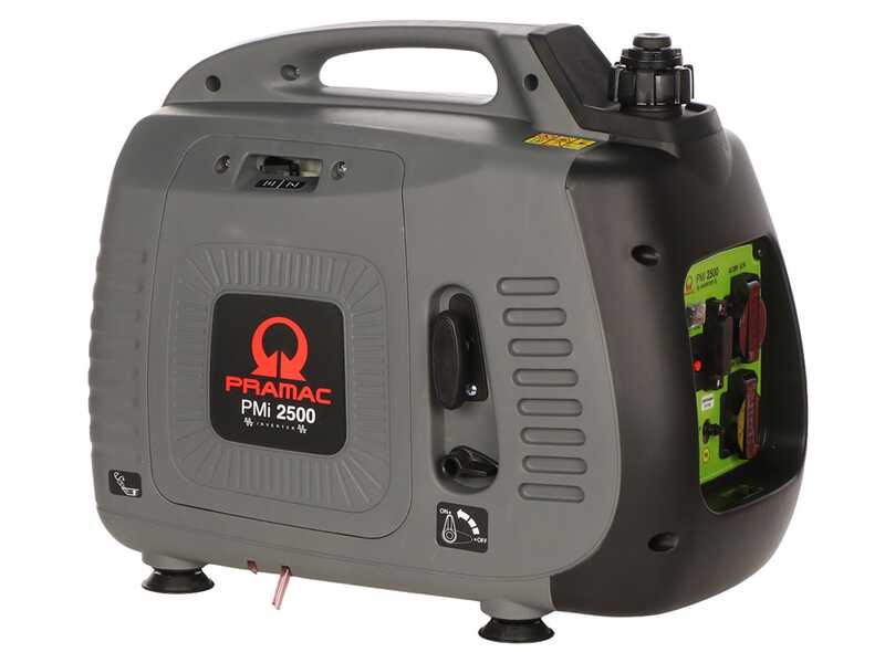 Pramac PMi2500 - Generatore di corrente silenziato portatile a inverter 2.3 kW - Continua 2 kW Monofase
