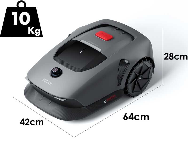 MOVA 600 KIT - Robot Tagliaerba - Senza impianto - Con Kit 81 lame di ricambio