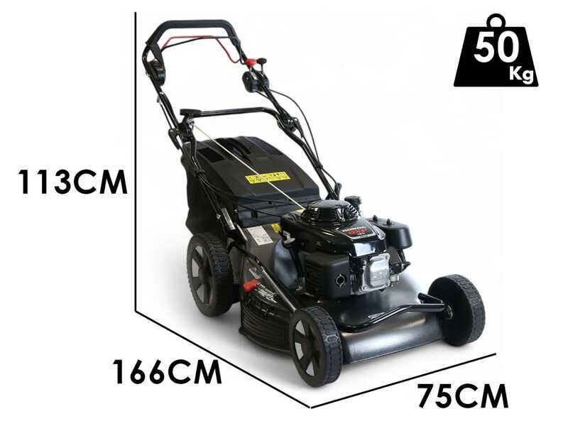 Marina Systems Pro Max 57 SH BBC 3V - Tagliaerba a scoppio trazionato - Motore Honda GXV da 163cc