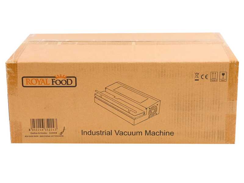 RoyalFood RSV 5500 - Macchina per il sottovuoto - Doppia Barra saldante da 40cm