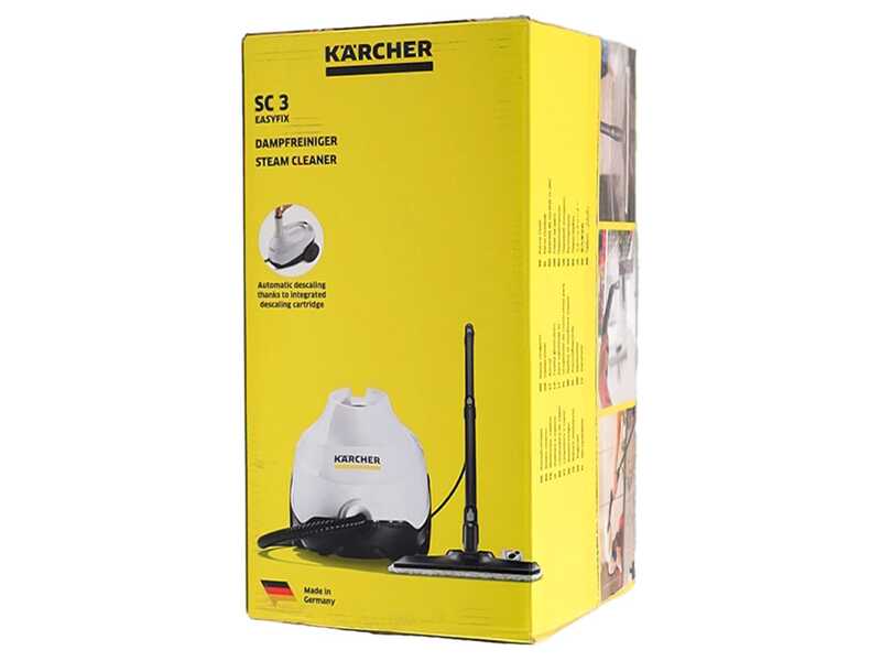 OUTLET - DA ESPOSIZIONE - Karcher SC 3 EasyFix - Pulitore a vapore - vapore non stop, serbatoio ricaricabile - 1900 W