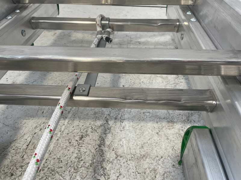 OUTLET - DIFETTI ESTETICI - Facal Super Prima, 13+14+14 gradini, 10.80 mt - Scala in alluminio con fune