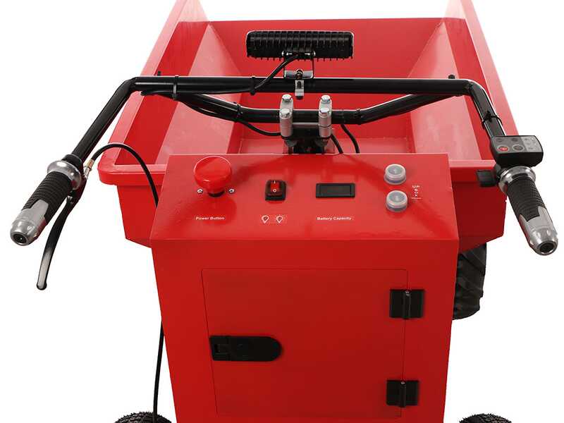 OUTLET - PICCOLI DIFETTI ESTETICI - GeoTech-Pro Mini Dumper Car E500 H-Li - Motocarriola a batteria 48V 15Ah