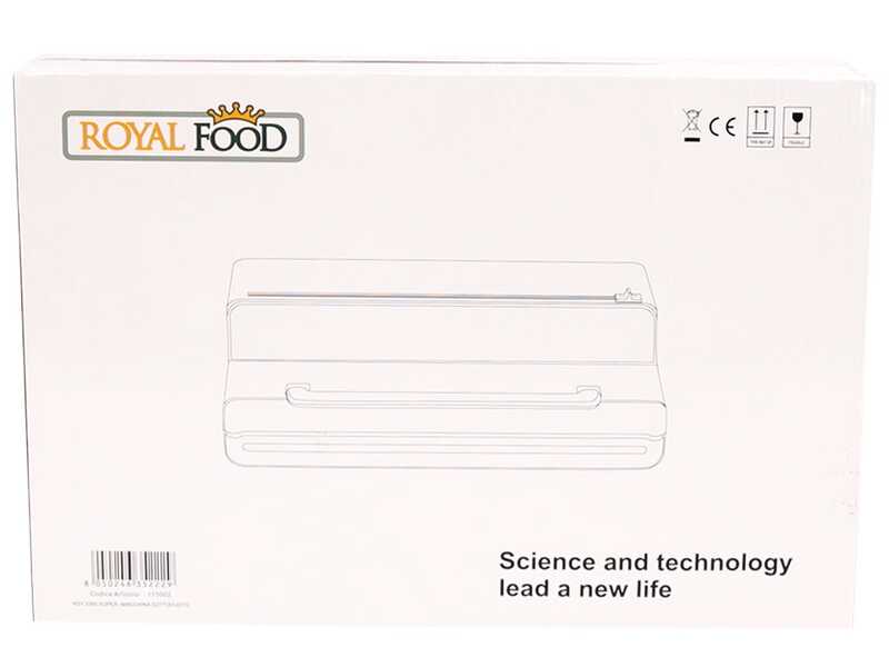 RoyalFood RSV 3300 SUPER - Macchina per il sottovuoto - Doppia Barra saldante da 32cm