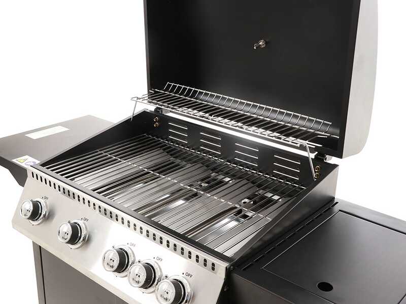 OUTLET - DIFETTI ESTETICI - Royal Food GB 2680-B - Barbecue gas - 4+1