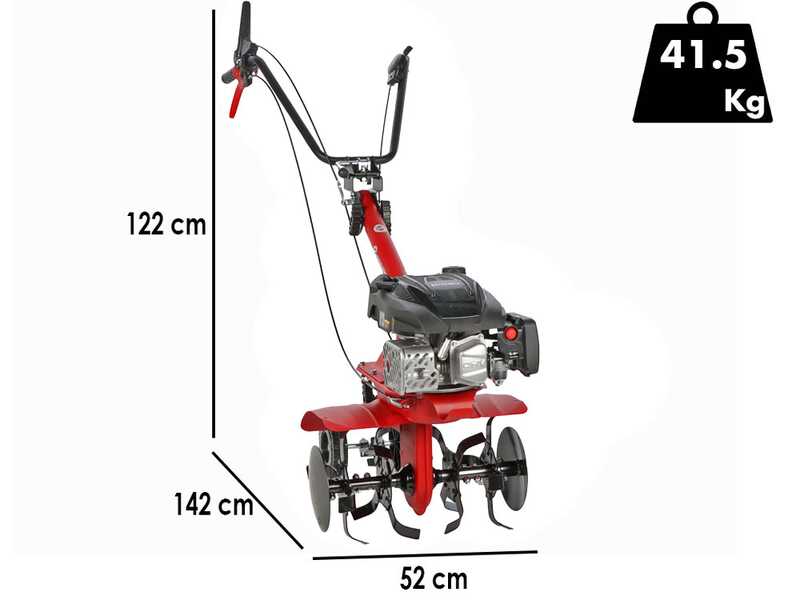 Eurosystems E3-EVO RM - Motozappa a benzina - Motore Rato RV170S-Pro