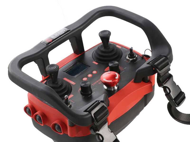 Blue Bird FM 24-70 - Robot Trinciaerba cingolato ibrido (scoppio + batteria) - Radiocomandato