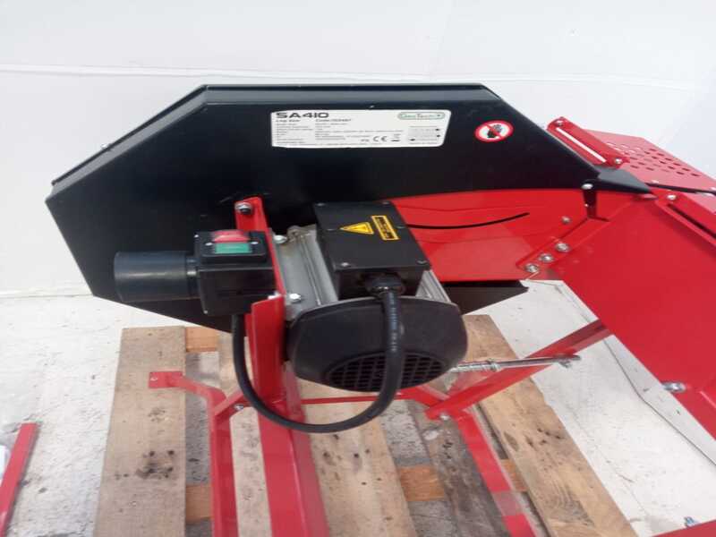 OUTLET - PICCOLI DIFETTI ESTETICI - GeoTech SA 410 - Tagliatronchi elettrico - Sega circolare a cavalletto monofase