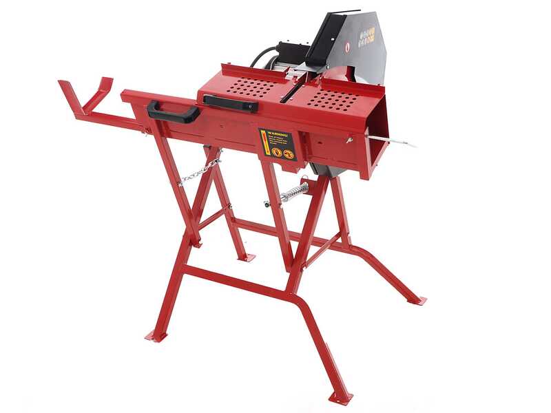 OUTLET - PICCOLI DIFETTI ESTETICI - GeoTech SA 410 - Tagliatronchi elettrico - Sega circolare a cavalletto monofase