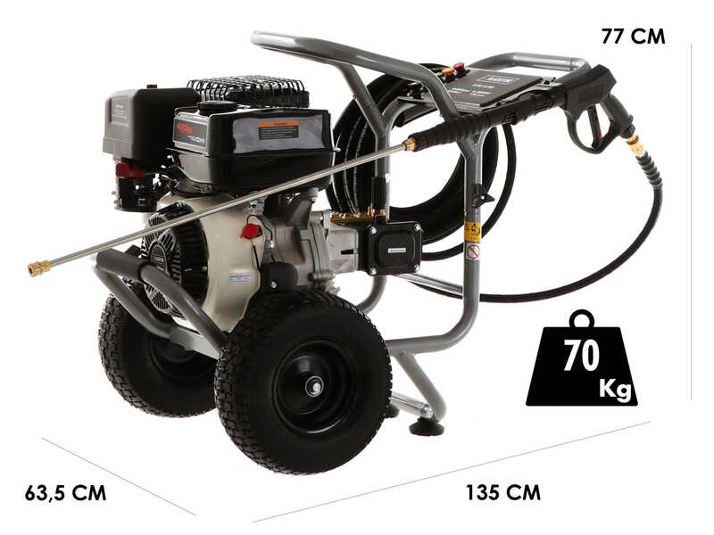 OUTLET - UTILIZZATO PER PROVA - BlackStone B-PW 15/300 - Idropulitrice a scoppio - 310 bar - 900 l/h - con pompa Annovi &amp; Reverberi