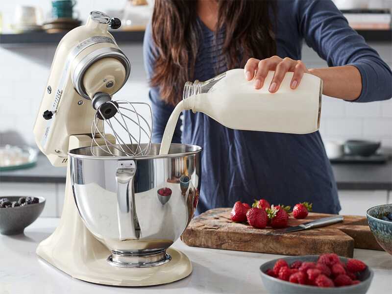 KitchenAid Artisan 5KSM125-EMH Milkshake - Planetaria con testa reclinabile