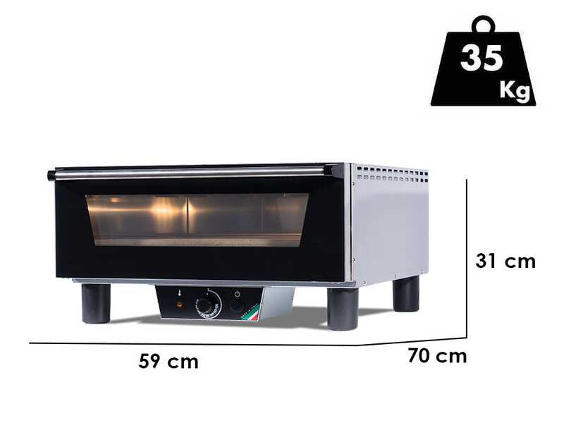 OUTLET - SENZA IMBALLO ORIGINALE - Effeuno Linea N5 - Forno elettrico per pizza