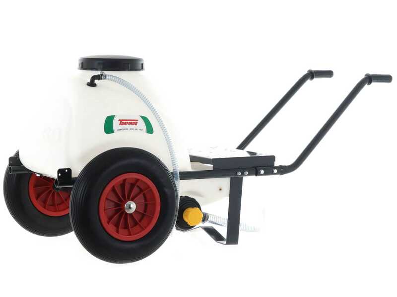 OUTLET - SENZA IMBALLO ORIGINALE - Carrello per irrorazione con cisterna 120 lt - predisposto per pompa Comet