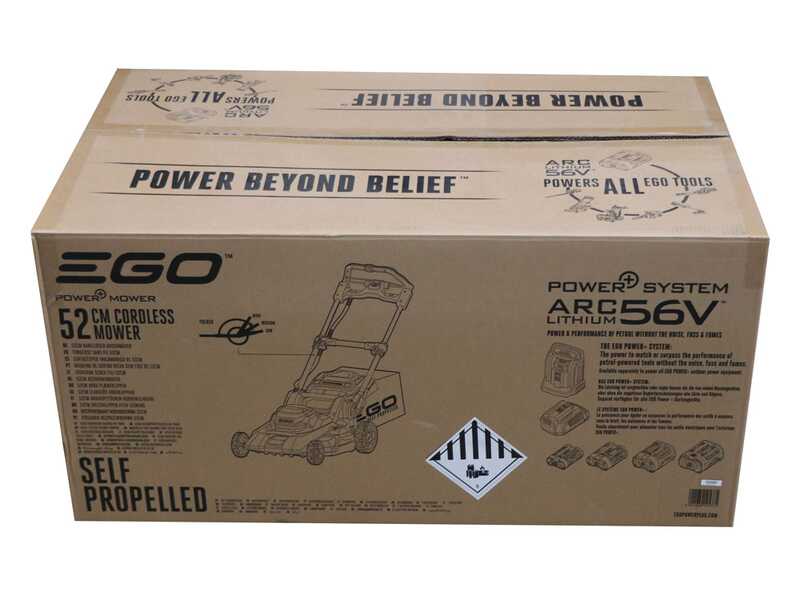 PROMO EGO LM2236E-SP - Tagliaerba trazionato a batteria - 56V / 10Ah - Taglio 55cm