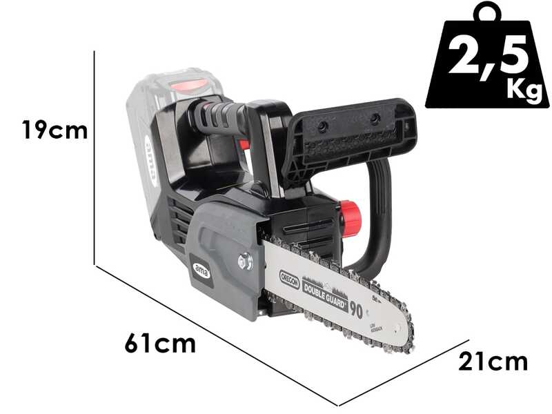 Ama Freemow 98715 - Elettrosega a batteria da potatura - 40V - SENZA BATTERIE E CARICABATTERIE