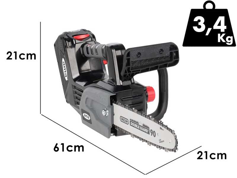 Ama Freemow 98715 - Elettrosega a batteria da potatura - 40V 2.5Ah  - Barra da 30cm