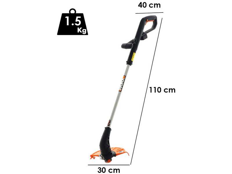 OUTLET - PICCOLI DIFETTI ESTETICI - WORX WG157E.9 - Tagliabordi a batteria - SENZA BATTERIA E CARICABATTERIA