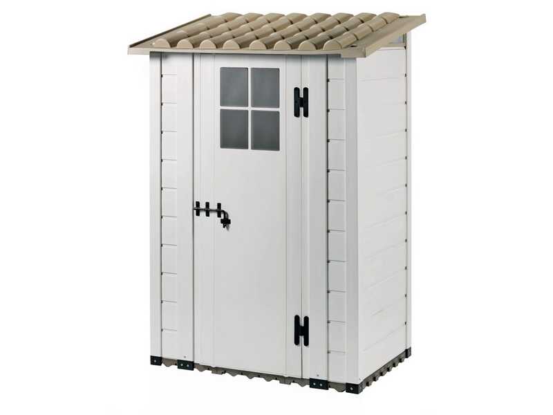 Garofalo Tuscany Evo 100 - Casetta da giardino - Con finestra e porta ad anta singola