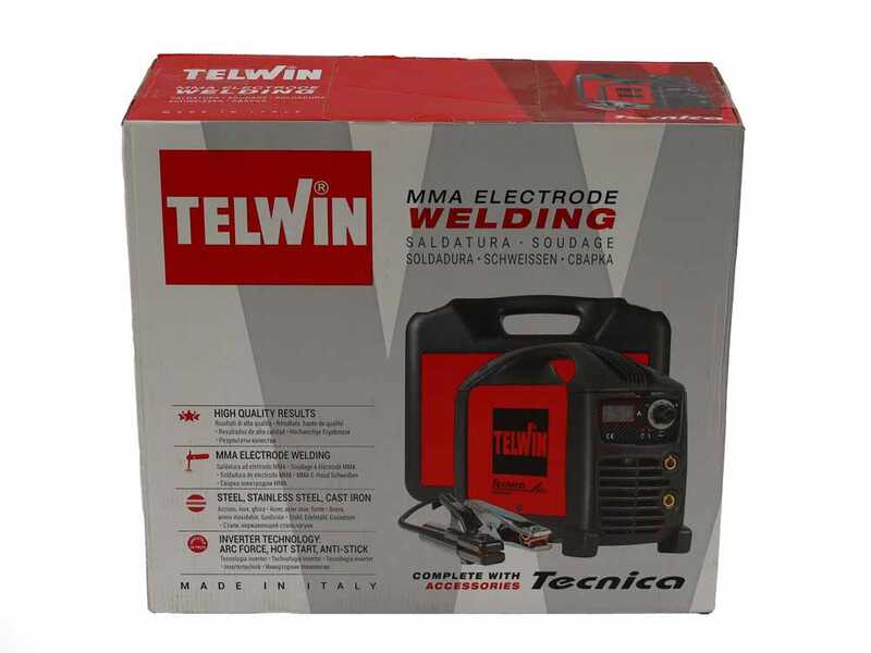 OUTLET - PICCOLI DIFETTI ESTETICI - Telwin Tecnica 171/S - Saldatrice inverter (MMA, TIG) + Valigetta, corrente continua (DC)
