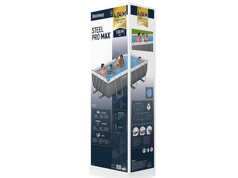 Bestway Steel Pro Max 56442 - Piscina fuori terra per 5-6 Persone