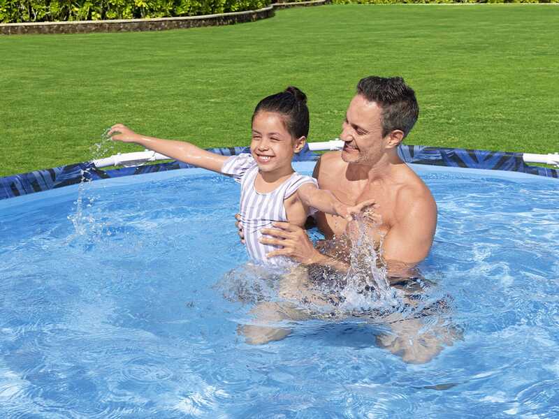 Bestway Steel Pro 56985 - Piscina Rotonda per 3-4 Persone