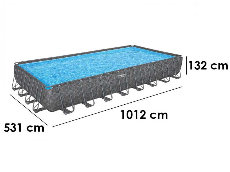 Bestway APX 365 561KJ - Piscina fuori terra per 21-25 Persone