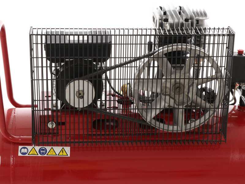 OUTLET - PICCOLI DIFETTI ESTETICI - GeoTech-Pro BACP100-10-3 - Compressore aria elettrico a cinghia - Motore 3 HP - 100 lt - 10 bar