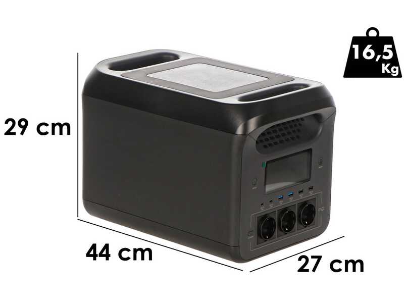 Hyundai Thor 1800 - Batteria PowerStation Portatile - 1800W - 1229 Wh
