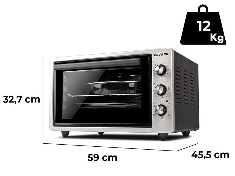 OUTLET - PICCOLI DIFETTI ESTETICI - G3 Ferrari Rost&ograve; - Forno elettrico ventilato - 45L 1400W