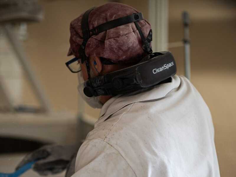 Kasco CleanSpace PRO - Semi maschera ventilata - Con filtro ABEKP3