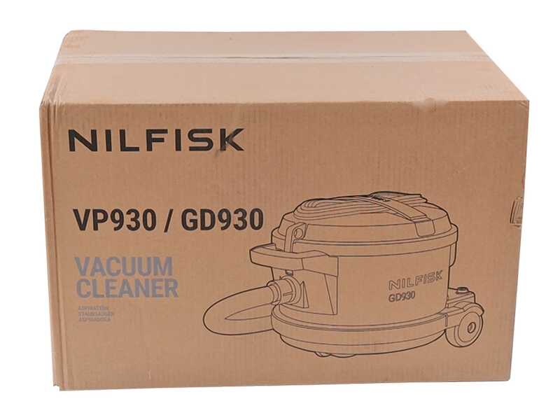 OUTLET - PICCOLO DIFETTO ESTETICO - Nilfisk VP 930 Eco Pro Hepa Blu HF EU - Aspirapolvere ULTRA silenzioso - Fusto in acciaio 15 lt - 760W