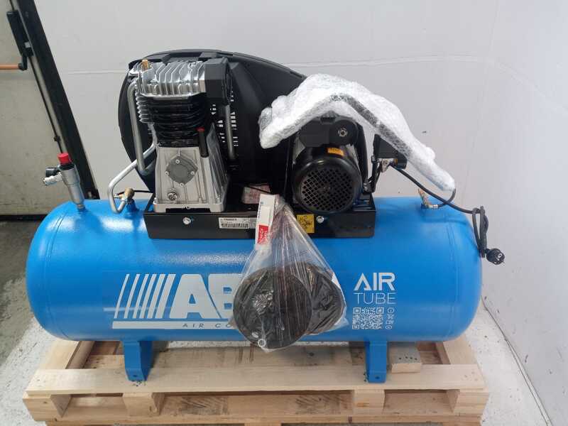 OUTLET - SENZA IMBALLO ORIGINALE - ABAC EXP A49B 200 CM3 - Compressore aria elettrico monofase a cinghia - Motore 3 HP &ndash; 200 lt